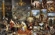 Jan Brueghel The Elder Allegory of Sight and Smell Spain oil painting artist